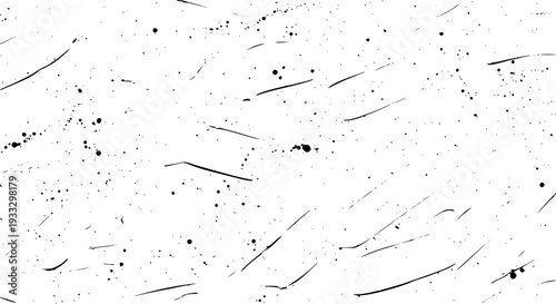 Texture grunge splatter background with scratched ink streaks and dust speckles overlay