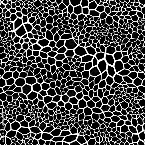Cracks wall vector seamless pattern. Grunge urban graphic repeatable backdrop