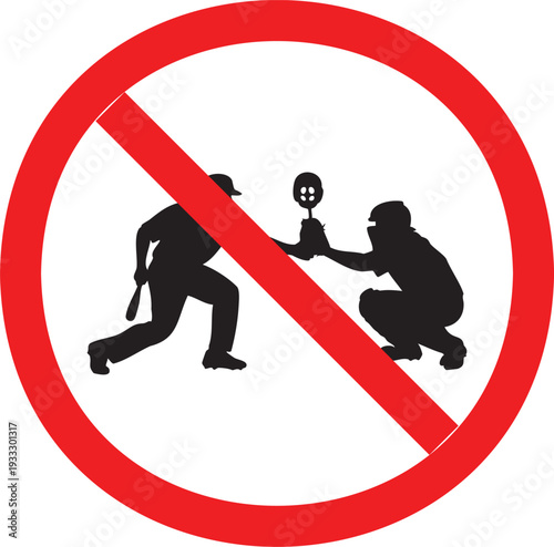 Silhouetted figures attempting theft in a restricted area with a red prohibition sign