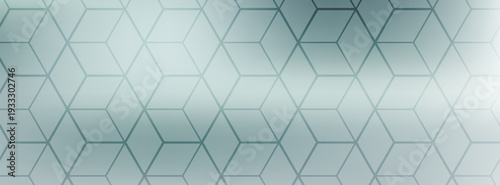 Grey Teal Overlapping Cube Gradient Background
