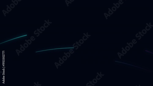 Turquoise neon loading circle animation on transparent background, spinning progress bar with alpha channel, seamless loop