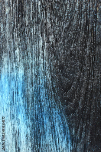 Charcoal Grain with Icy Blue Highlights Background