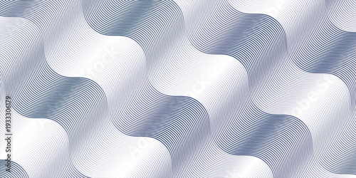 3D modern wave curve abstract presentation background. Luxury paper cut background. Abstract decoration, gold pattern, halftone. vector