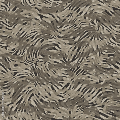 Camo texture for army clothing. Zebra stylish safari camo background