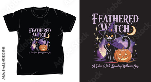 cat graphic vector art t shirt design print template