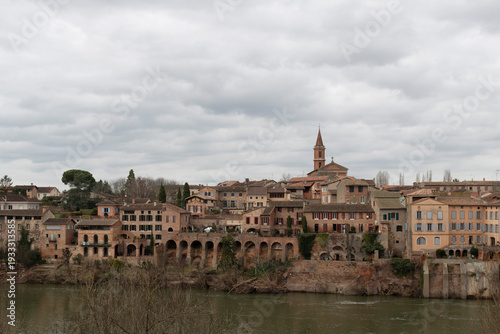 A view of the French town of Albi across the Tarn River