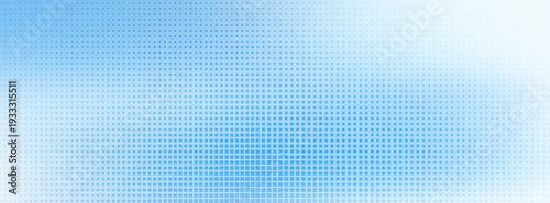 Blue Halftone Square Gradient Background