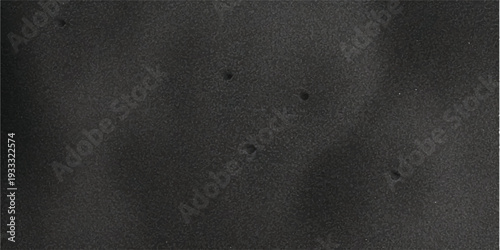 Dark Black Industrial Rubber Texture Background with Tire Tread Surface Pattern