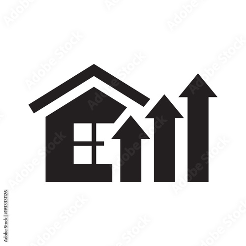 Real Estate Growth Chart Icon