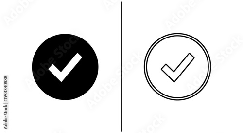 Checkmarks icons Vector