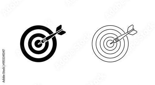 Target practice bullseye Vector