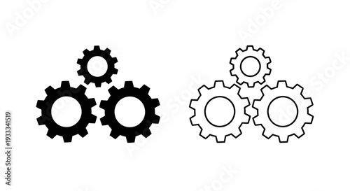 Gears mechanism Vector
