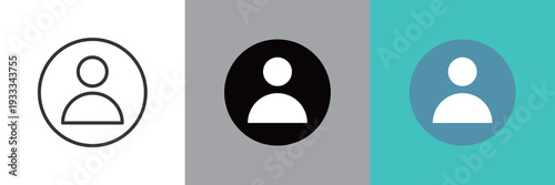 シンプルな人型アイコン