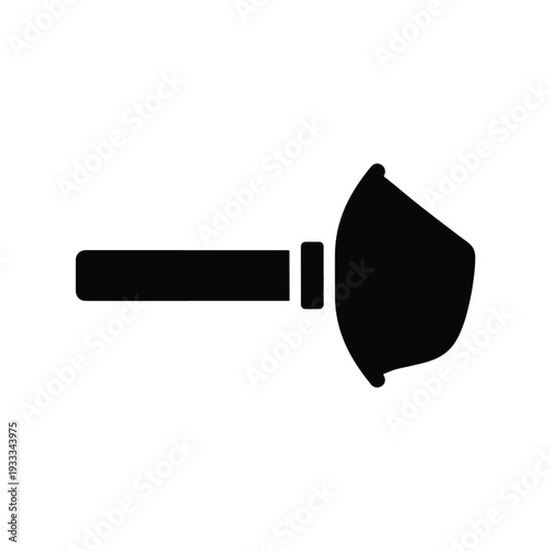 Medical Spacer Device Silhouette Icon