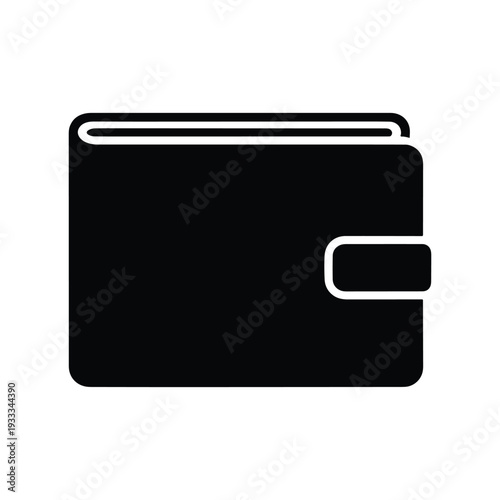 Travel Wallet Silhouette Icon