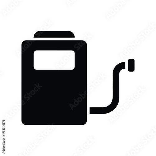 Medical Ventilator Silhouette Icon