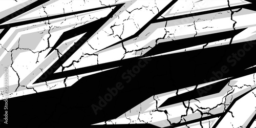 Abstract background with various sharp and arrow pattern