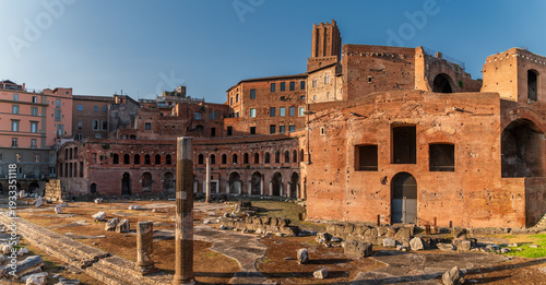 Trajan's Market (Mercati di Traiano) is a large complex of ruins in the city of Rome, Italy 