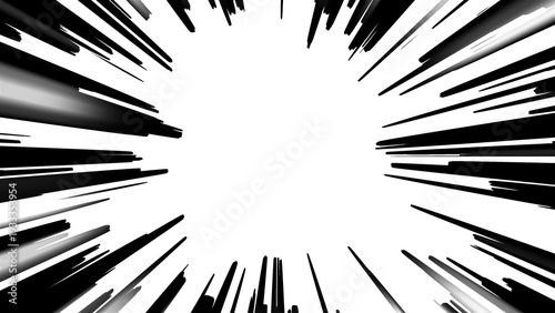 Anime style speed lines