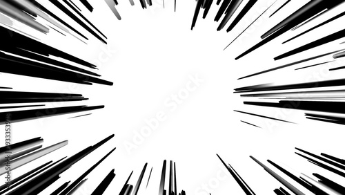 Anime style speed lines