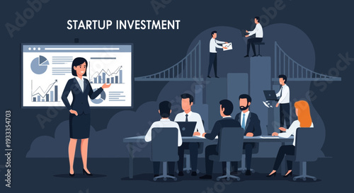 Startup Investment Business Meeting Presentation.