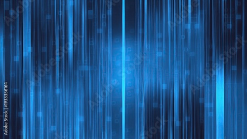 Blue abstraction with vertical lines