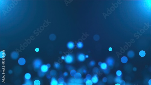 Abstract Blue Bokeh