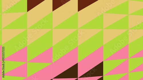 Geometric Pattern Animation with Colorful Shapes.