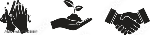Hands representing prayer growth and partnership