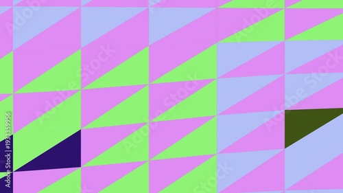 Geometric Pattern with Triangles and Colors.
