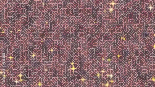 Glittering Sparkling Lights Background Animation.