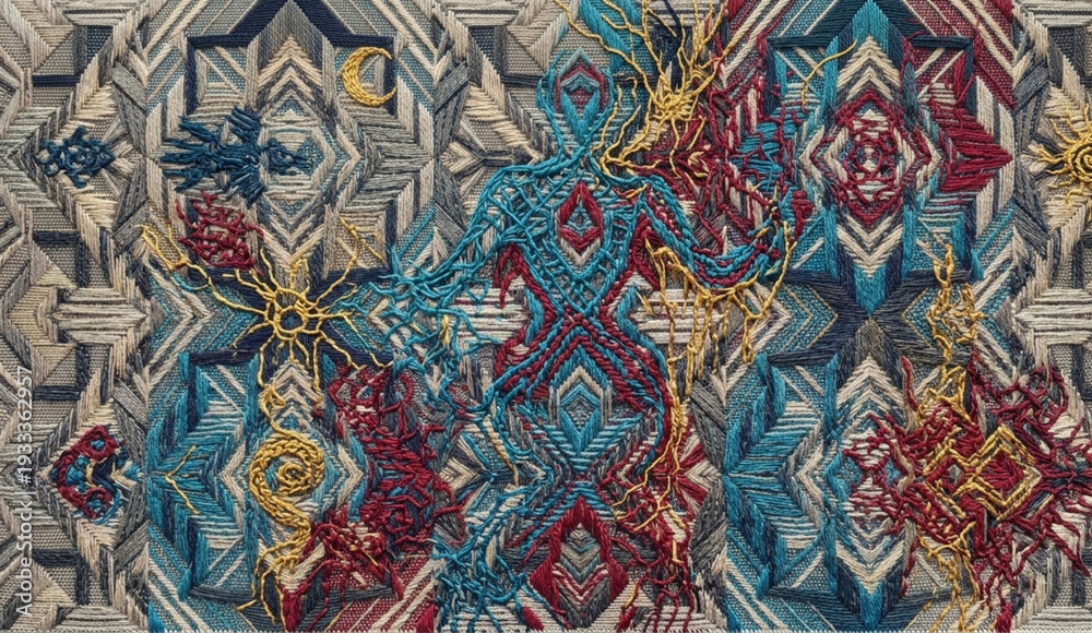 Fototapeta premium The images showcase a diverse range of carpet designs, from the gentle nuances of nature and sleek modern styles to unique cultural and artistic motifs, each helping to create a distinctive atmosphere