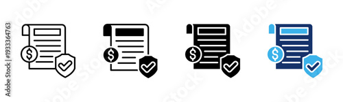 Claim Review icon sheet multiple style collection