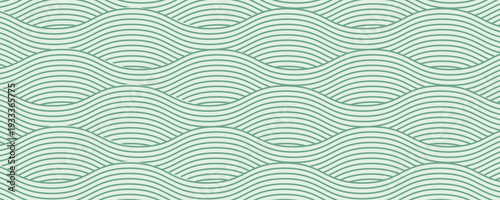 farm green banner, organic abstract background with fields. wavy green lines, natural organic products. ecology background. striped farmer green Pattern