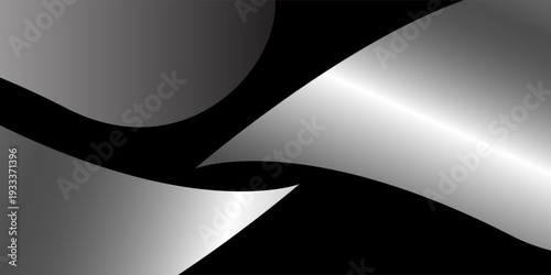 black background with dynamic curve line elegant graphic design element decoration.vector eps10