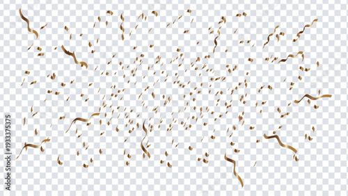 Abstract microscopic view of scattered organic particles on a light background Vector illustration