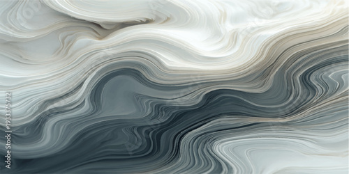 Abstract blue water background with flowing metallic waves and liquid gold swirls creates a 3d motion ripple design on a silk texture backdrop