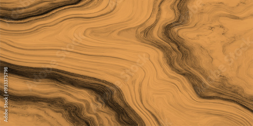 The abstract texture of the sand creates a rhythmic ripple pattern across the dry Sahara desert dunes, capturing the warm orange and brown waves of a windblown nature landscape
