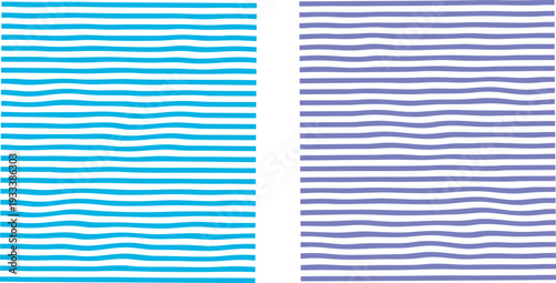 Abstract wave patterns in contrasting shades of blue and white Vector illustration