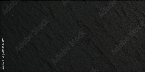 A dark grunge backdrop featuring a black wood texture and a rough stone pattern integrated into a vintage gray wall surface for an old textured material design