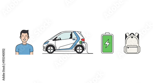 A vibrant collection of colorful hand-drawn sweet treats: an ice cream cone, blue popsicle, pink cupcake, and wrapped candy, with an empty plate.