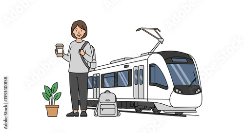 A hand-drawn collection of cycling and outdoor essentials: bicycle, water bottle, two helmets, a backpack, and a running shoe.