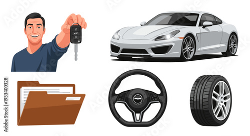 A stressed woman is overwhelmed by work and deadlines, holding a coffee cup with worried expressions from surrounding women and a clock.