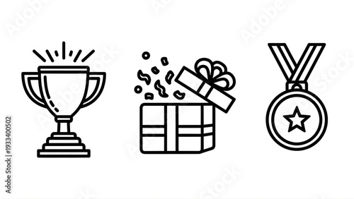Rewards and recognition symbols