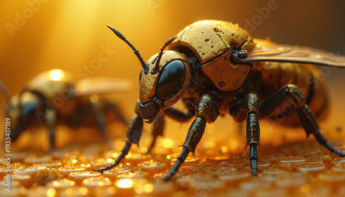 Gilded Sentinel of the Honeycomb