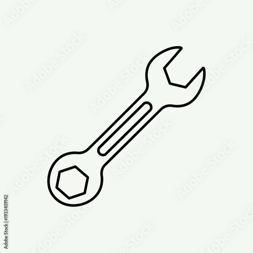 Adjustable Wrench Tool Equipment.