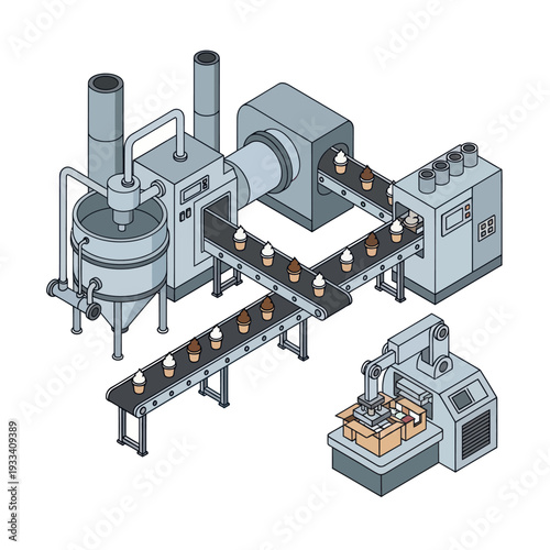 Industrial Brewery Equipment and Bottling Line.
