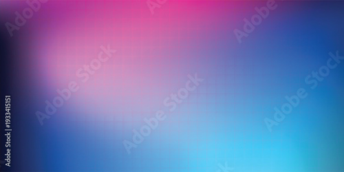 Color Gradient Background. Abstract Pink Yellow and Blue Color Blend. Grainy Texture.