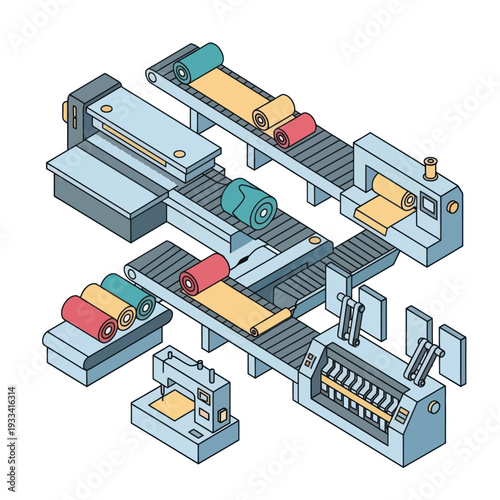Industrial Printing Press Machine Equipment.