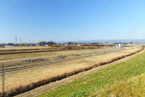 田園地域を潰して進める開発現場